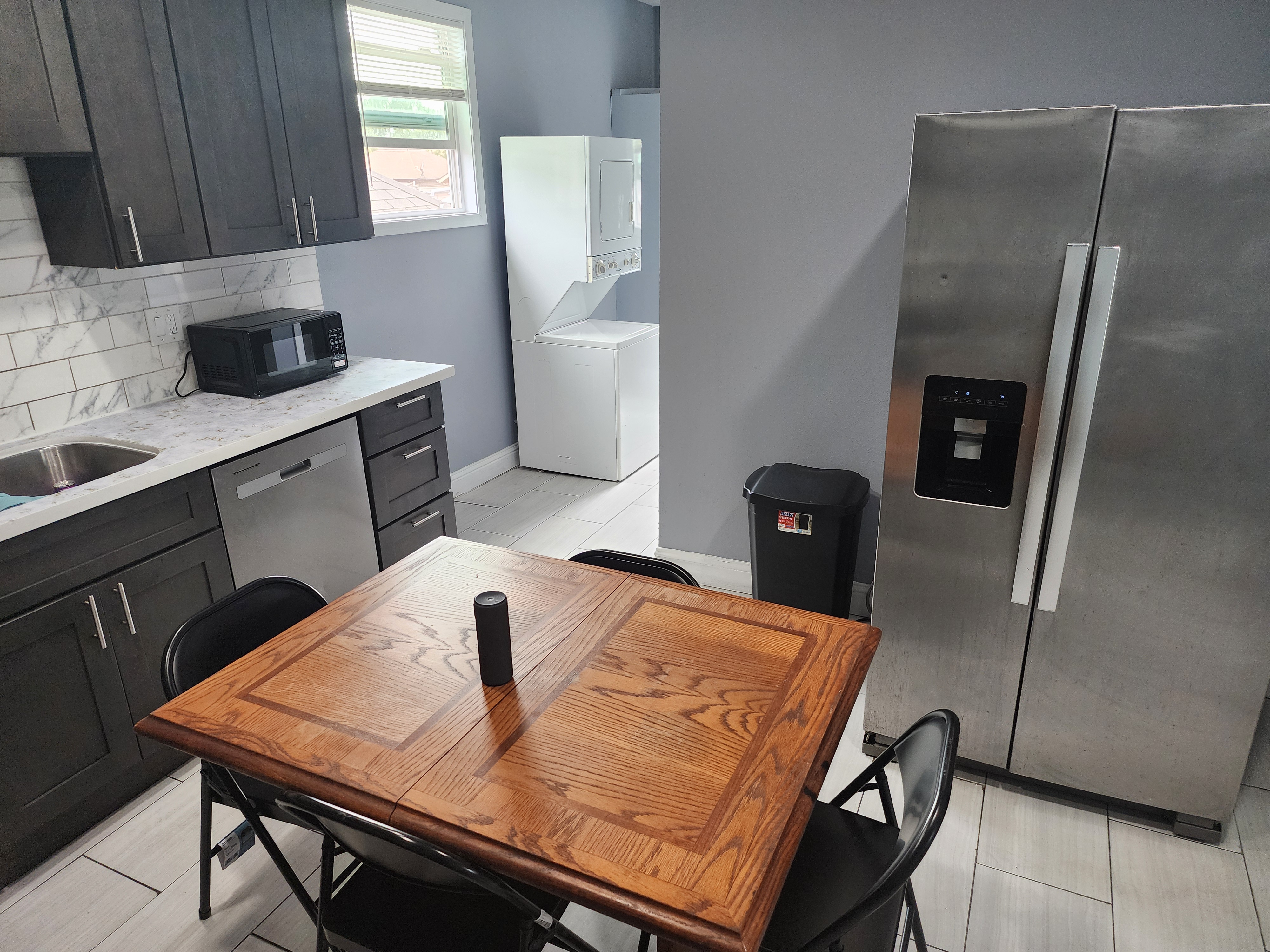 Kitchen and dining area at the Legacy Living Homes Oakland residence